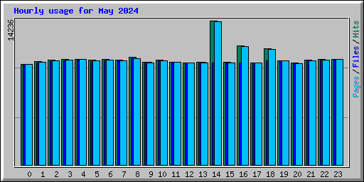 Hourly usage for May 2024